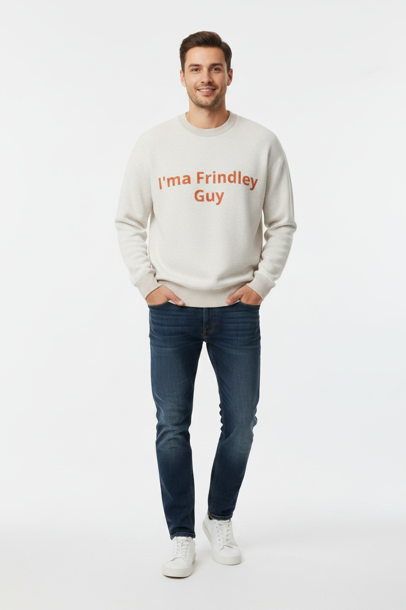 CozyCraft Relaxed Fit Knitted Crew Neck Sweater - Lightweight Breathable Layering Essential